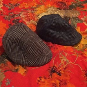 Two Large Flat caps